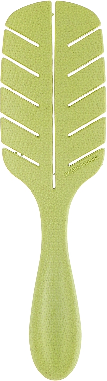 Массажная био-расческа для волос "Зеленая", мини - Solomeya Scalp Massage Bio Hair Brush Green Mini — фото N2
