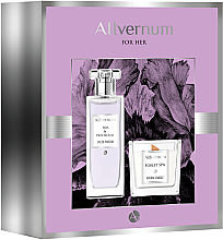 Духи, Парфюмерия, косметика Allvernum Iris & Patchouli - Набор (edp/50ml + candle/100g)