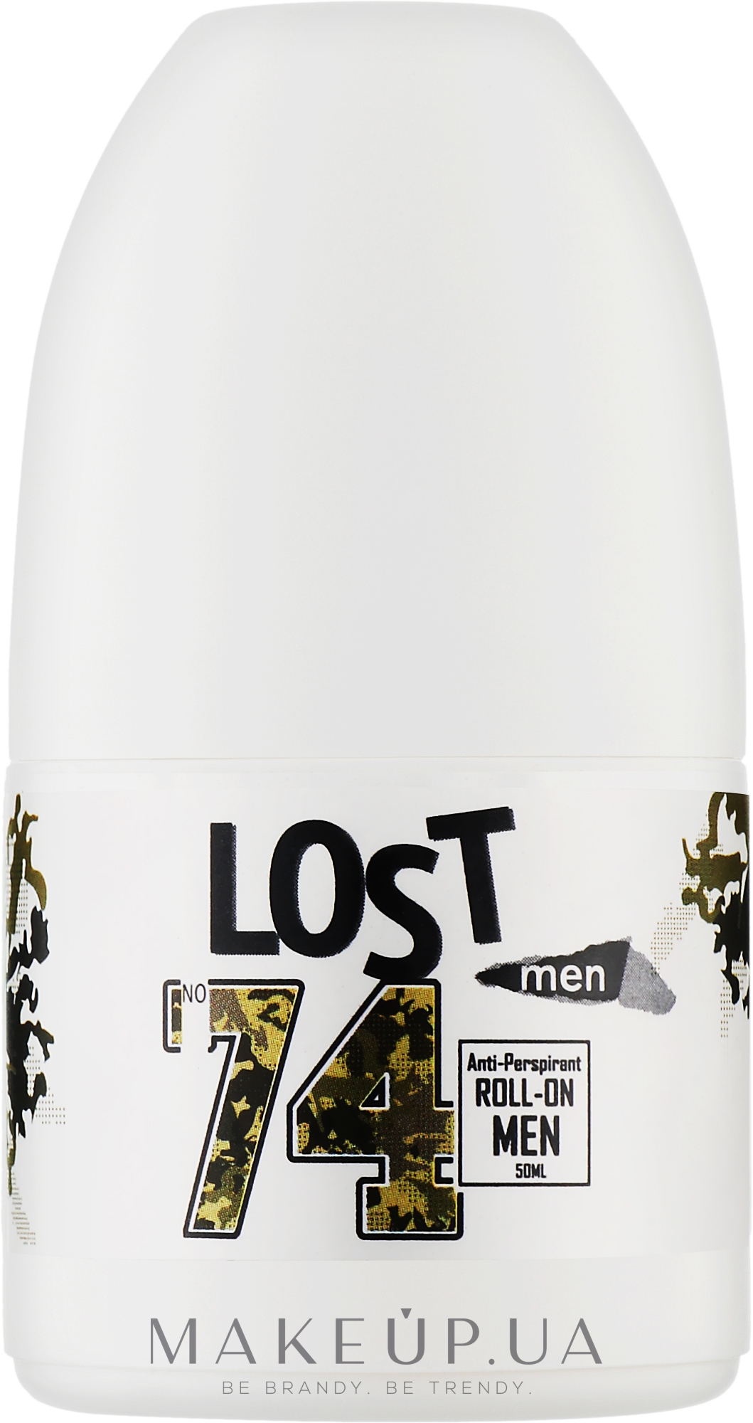 Мужской роликовый дезодорант - Virgin Men Lost 74 Roll-On Anti-Perspirant — фото 50ml