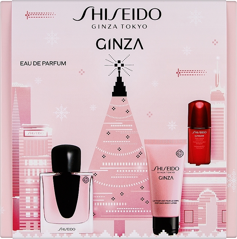 Shiseido Ginza - Набір (edp/50ml + b/lot/50ml + conc/10ml) — фото N1