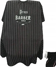 Парикмахерская накидка, черная - Detreu Barber Peleryna Barber Tools  — фото N1