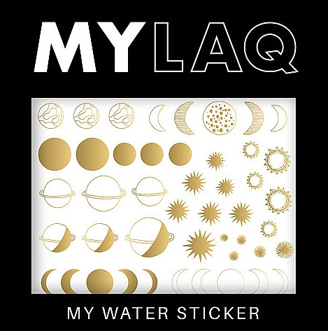 Наклейки для ногтей "Планеты" - MylaQ My Water Sticker  — фото N1