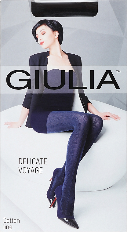 Колготки для женщин "Delicate Voyage Model 3" 150 Den, nero - Giulia — фото N1