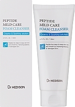 М'яка очищувальна пінка з пептидами для обличчя - Dr.Hedison Peptide Mild Care Foam Cleanser — фото N2