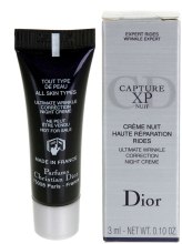 Духи, Парфюмерия, косметика Ночной крем для лица - Dior Capture XP Nuit Wrinkle Ultimate Correction Night Creme (пробник)