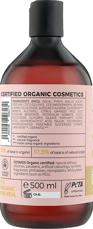 Гель для душа - Benecos Shower Gel Organic Grapefruit — фото N2