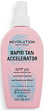 Духи, Парфюмерия, косметика Ускоритель загара - Makeup Revolution Rapid Tan Accelerator SPF20 