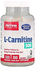 Харчові добавки - Jarrow Formulas L-Carnitine 500mg — фото N2