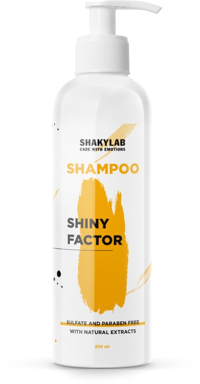 Шампунь бессульфатный для тусклых волос "Shiny Factor" - SHAKYLAB Sulfate-Free Shampoo