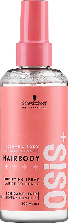 Легкий спрей для волос - Schwarzkopf Professional Osis+ Spray Hairbody P — фото N1