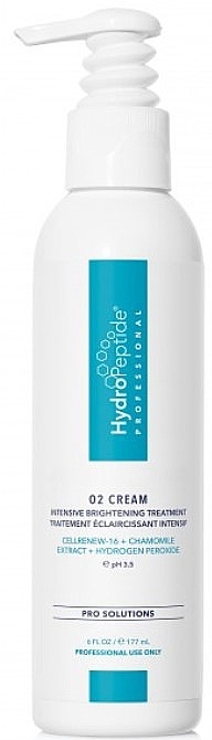 Інтенсивний освітлювальний засіб, крем, крок 1 - HydroPeptide Professional O2 Cream — фото N1