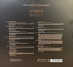 Набір "Адвент-календар", 12 продуктів - Revolution Pro 12 Days Of Pro Gift Set — фото N3
