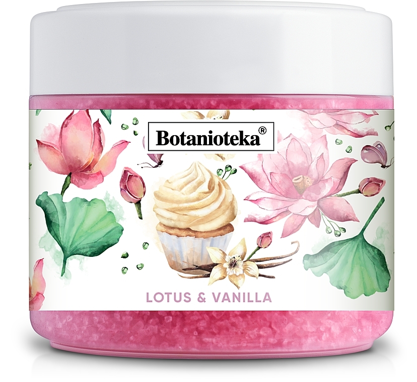 Соль морская для ванн "Лотос и ваниль" - Botanioteka Lotus & Vanilla Bath Salt — фото N2
