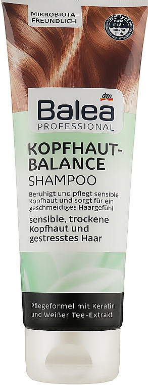 Профессиональный шампунь для поврежденных волос, сухой и чувствительной кожи головы - Balea Professional Kopfhaut Sensitive — фото N2