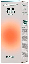 Парфумерія, косметика Зміцнювальна ампула з абрикосовим колагеном для обличчя - Goodal Apricot Collagen Youth Firming Ampoule