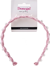 Парфумерія, косметика Обруч для волосся FA-5635, рожевий - Donegal