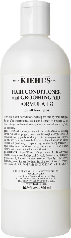 Кондиціонер для всіх типів волосся - Kiehl's Hair Conditioner and Grooming Aid Formula 133 — фото N1