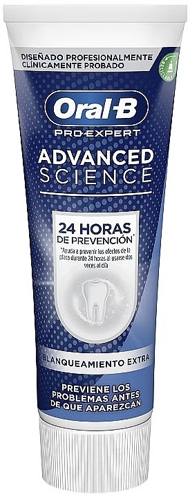 Зубная паста - Oral-B Pro-expert Advanced Science Extra Whitening Toothpaste — фото N1