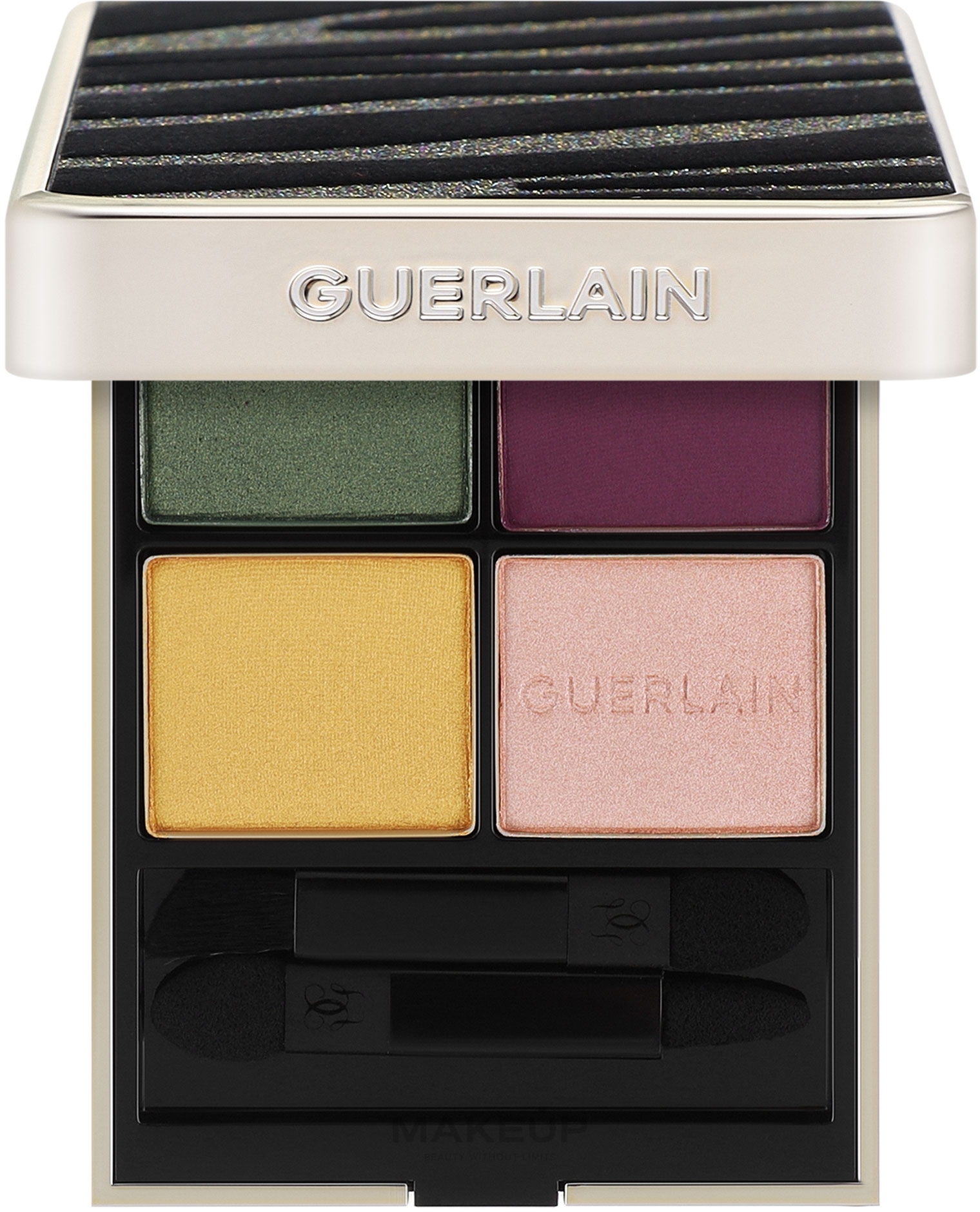 Палетка теней для век - Guerlain Ombre G Quad Eyeshadow Palette Limited Edition — фото 879 - Glittery Tiger