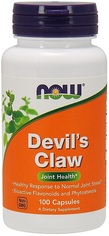 Капсули "Кіготь диявола" - Now Foods Devil's Claw — фото N1