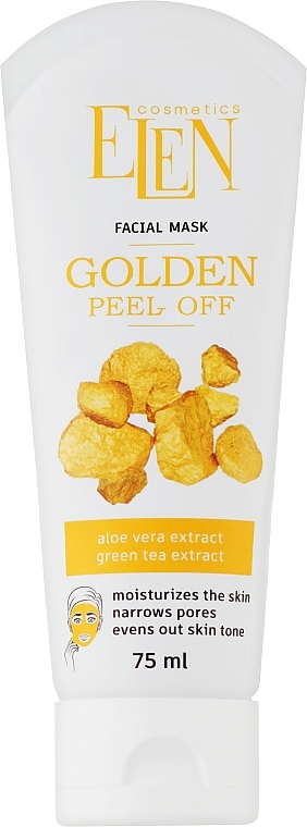 Маска-плівка для обличчя - Elen Cosmetics Facial Mask Golden Peel-off