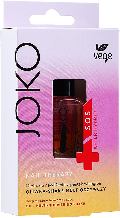 Мультивитаминное масло для ногтей и кутикулы - Joko Nail Therapy — фото N2