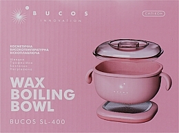 Воскоплав на 100W і 400 мл, рожевий - Bucos SL-400 Pink Silicone Edition — фото N2