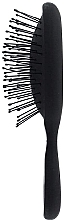 Щітка для волосся міні, чорна - Rolling Hills Detangling Brush Mini Black — фото N2