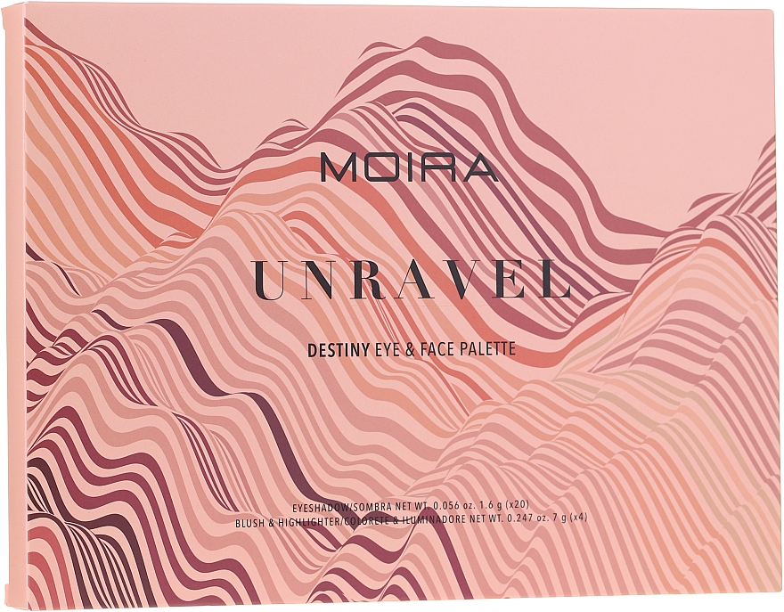 Палетка для макіяжу - Moira Unravel Eye & Face Palette — фото N3