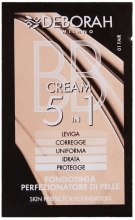 Духи, Парфюмерия, косметика Тональный крем увлажняющий - Deborah BB 5-in-1 Foundation SPF20 (пробник)