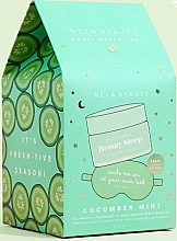 Парфумерія, косметика Набір - NCLA Beauty Sweet Dreams Cucumber Mint Lip Mask Gift Set (lip mask/15ml + sleeping mask/1pc)