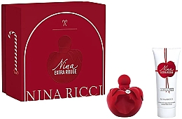 Духи, Парфюмерия, косметика Nina Ricci Nina Extra Rouge - Набор (edp/50ml + b/lot/75ml)