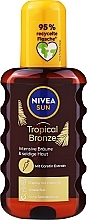 Духи, Парфюмерия, косметика Кератиновый солнцезащитный спрей SPF6 - NIVEA Sun Tropical Bronze Oil-Spray SPF6