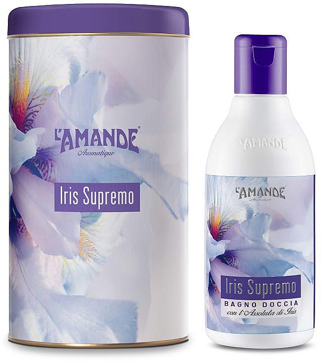 L'Amande Iris Supremo - Гель для ванни й душу в коробці — фото N1