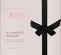 Набор - REF Illuminate Colour Set (h/shampoo/285ml + h/cond/245ml + leave/in/tr/125ml) — фото N1