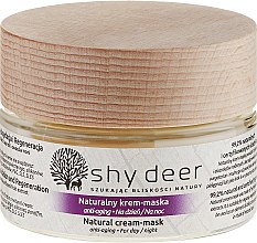 Парфумерія, косметика Антивікова крем-маска для обличчя - Shy Deer Natural Cream-Mask Anti-Aging