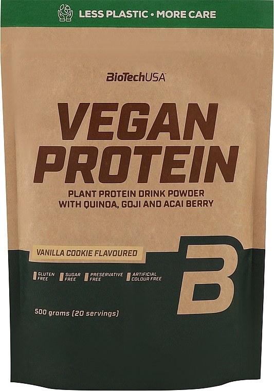 Протеїн веганський "Ванільне печиво" - BioTechUSA Vegan Protein — фото N1