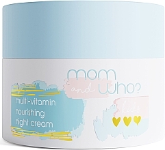 Парфумерія, косметика Мультивітамінний дитячий нічний крем - Mom And Who Kids Multi-Vitamin Night Cream