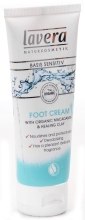 Крем для ног - Lavera Basis Sensitiv Foot Cream — фото N1