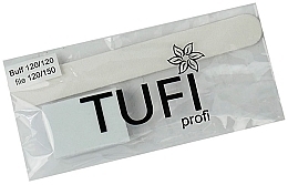 Набір одноразовий білий, баф, пилка 120/150 - Tufi Profi — фото N2