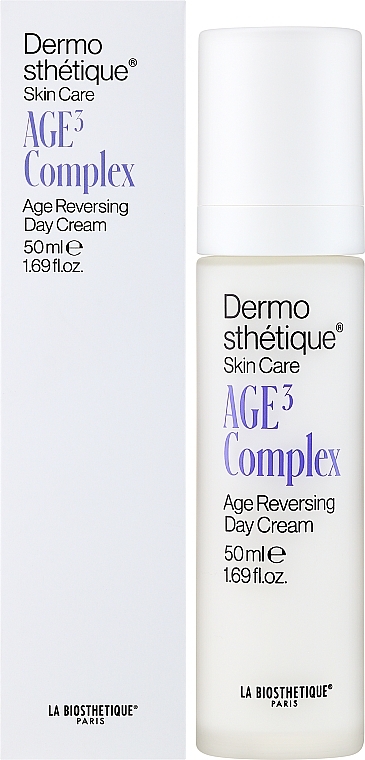 Антивозрастной дневной крем против морщин - La Biosthetique Dermosthetique Skin Care Age3 Complex Age Reversing Day Cream — фото N2
