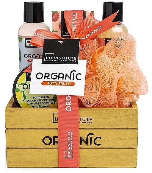 Набір, 5 продуктів - IDC Institute Organic Wooden Gift Set — фото N1