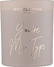 Makeup Revolution Scented Candle You Are My Type - Ароматична свічка — фото N1