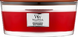 Ароматическая свеча в стакане - WoodWick Ellipse Scented Candle Crimson Berries — фото N1