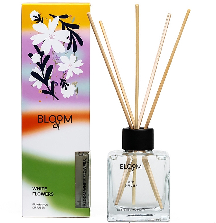 Aroma Bloom Reed Diffuser White Flowers - Аромадифузор — фото N1