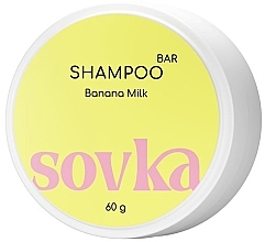 Парфумерія, косметика Твердий шампунь - Sovka Skincare Banana Milk Shampoo                                                                                        