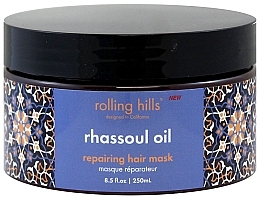 Парфумерія, косметика Відновлювальна маска для волосся - Rolling Hills Rhassoul Oil Repairing Hair Mask