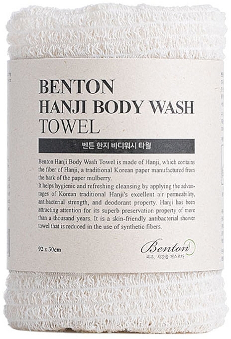 УЦЕНКА Полотенце-мочалка - Benton Hanji Body Wash Towel * — фото N1