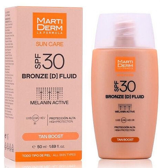 Солнцезащитный флюид - MartiDerm Sun Care Bronze (D) Fluid SPF 30+ — фото N2