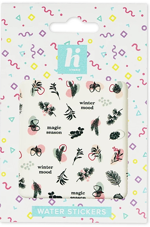 Водні наклейки для нігтів - Hi Hybrid Nail Stickers — фото N1
